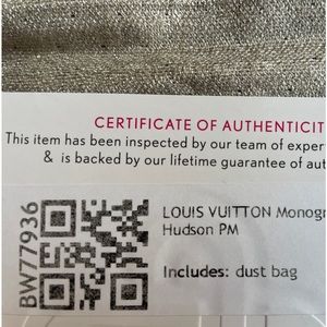 Hudson LV monogram handbag